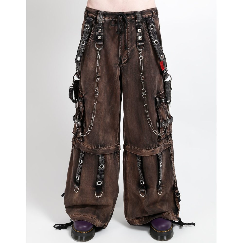 Tripp NYC - Power Wash Wijde broek - Bruin